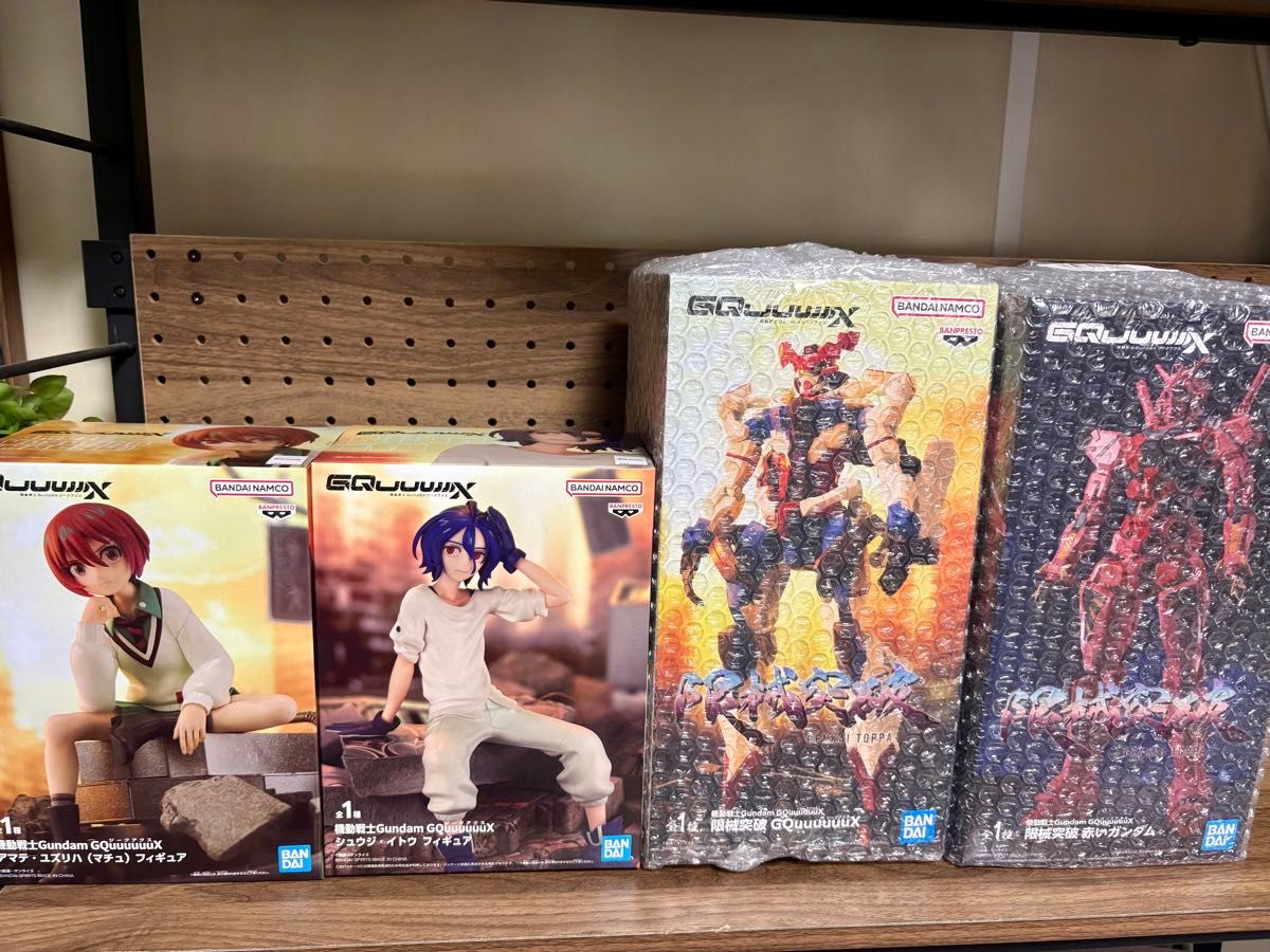 ジークアクス フィギュア 4 点セット 限界突破 マチュ シュウジ 機動戦士Gundam GQuuuuuuX ジークアクス マチュ シュウジ