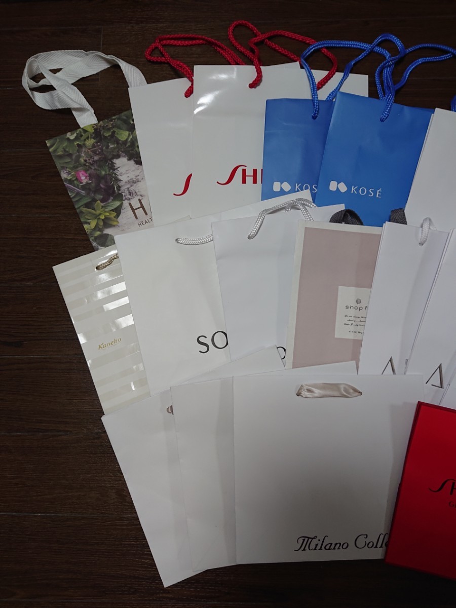 PayPayフリマ｜紙袋 ショッパー ショップ袋 大量 まとめ売り 14枚 ブランド紙袋