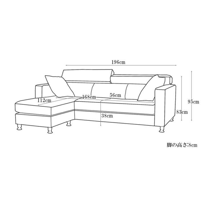  new goods unused couch sofa ottoman attaching Italy bookbinding leather red 295N 220 3PCOT