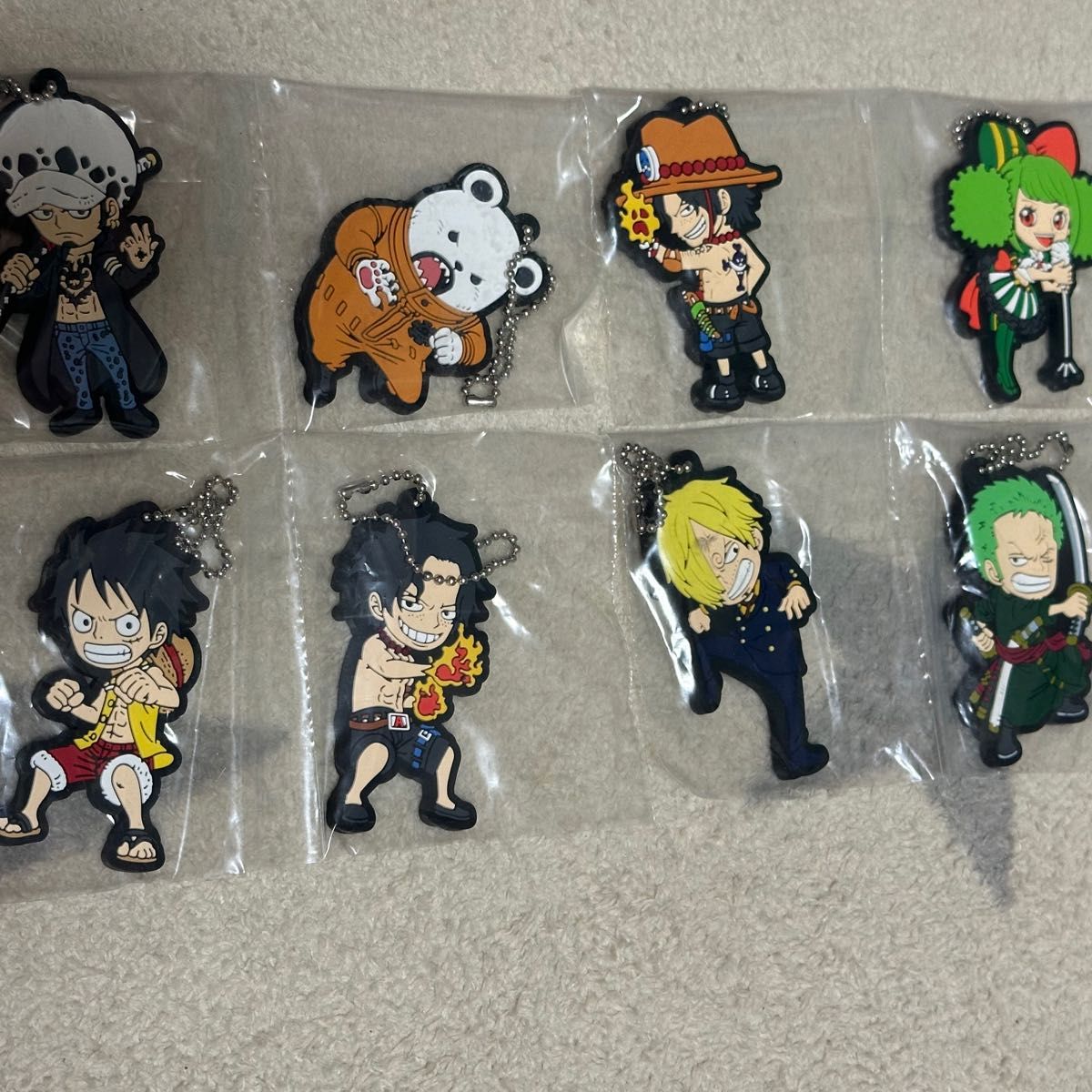 【ワンピース】一番くじラバーキーホルダー ラバーマスコット 一番くじ キーホルダー ワンピース ONE PIECE