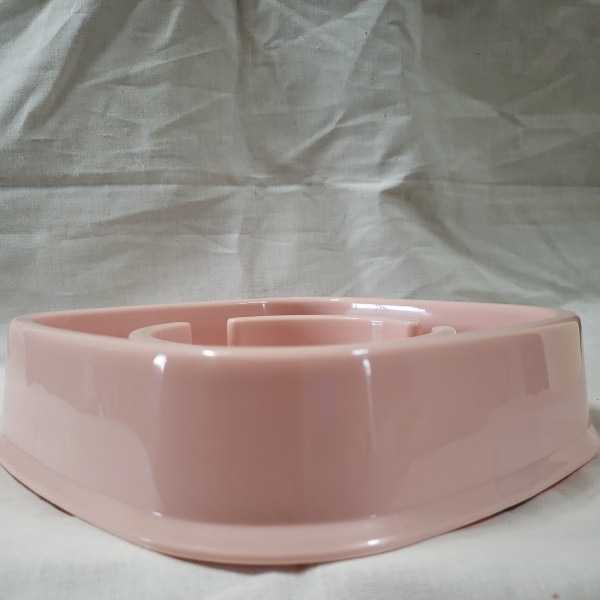  unused *.. Chan . meal . prevention food bowls / square ( pink )