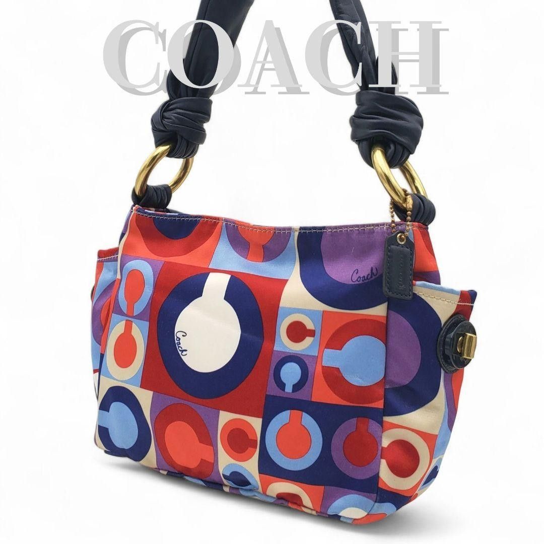 希少品✨COACH コーチ Legacy ターンロック ハンドバッグ 希少 COACH ターンロック ハンドバッグ ワンショルダー