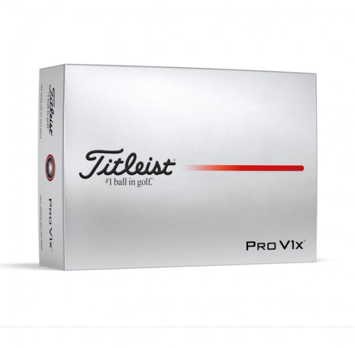 25年モデル タイトリスト プロPRO V1X ホワイト 2ダース 新品未使用 タイトリスト プロV1X PRO V1X 25 ローナンバー 1ダース 12球入