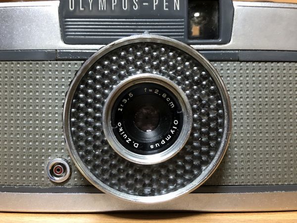 簡易動確済み オリンパス OLYMPUS-PEN PEN-EE D.Zuiko f=2.8cm.28mm F3.5 フィルムカメラ_画像2