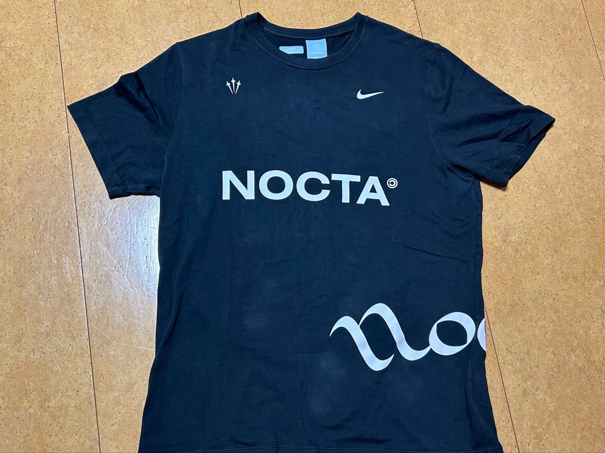 人気コラボ NIKE NOCTA ロゴ Tシャツ セットアップ可 NIKE×NOCTA コラボTシャツ L ブラック|Yahoo!フリマ(旧PayPay