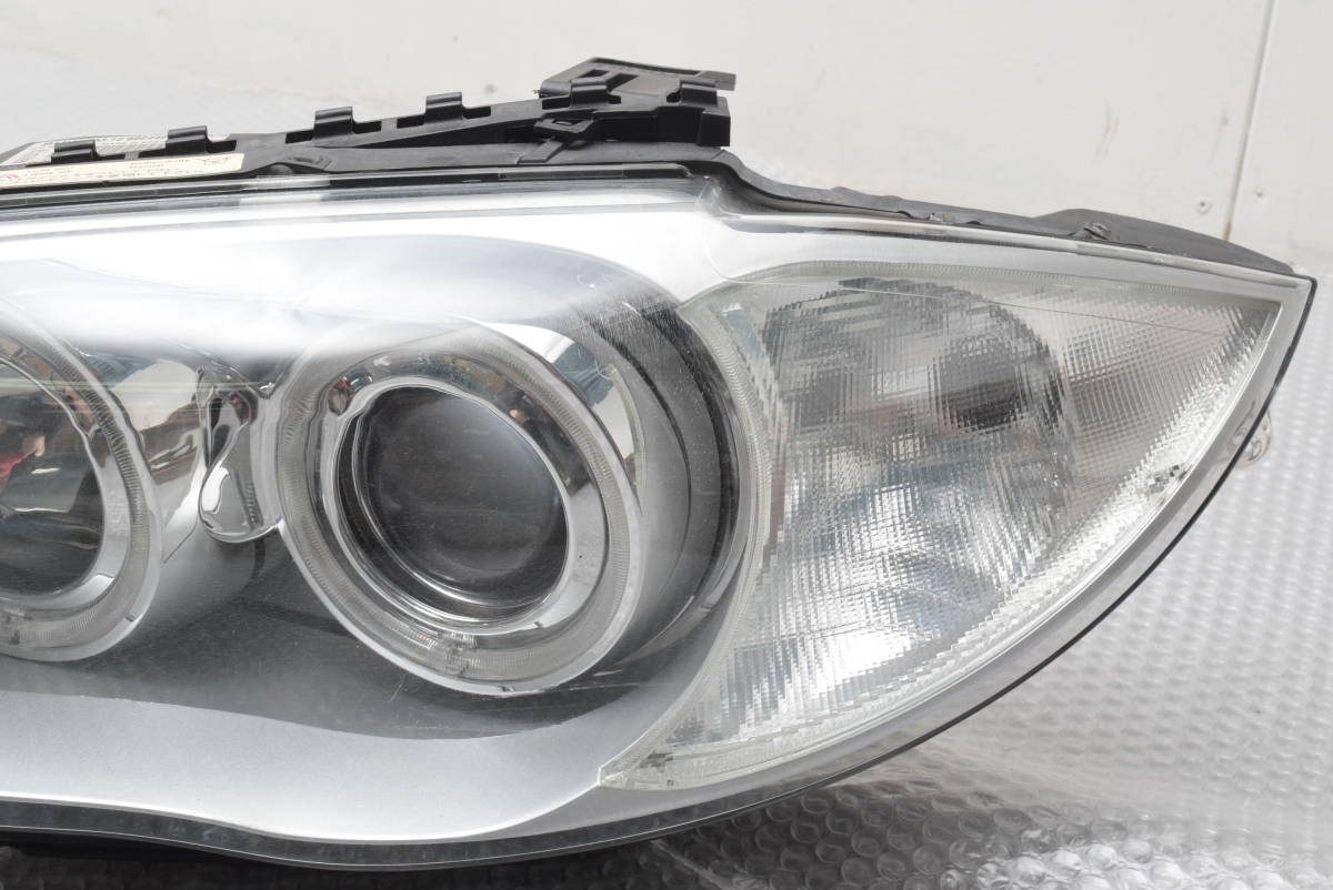 [ excellent level goods ]BMW E87 1 series original head light headlamp left side 1 point product number :63.12 6924491 09 warehouse inside storage goods immediate payment possibility for exchange for repair 