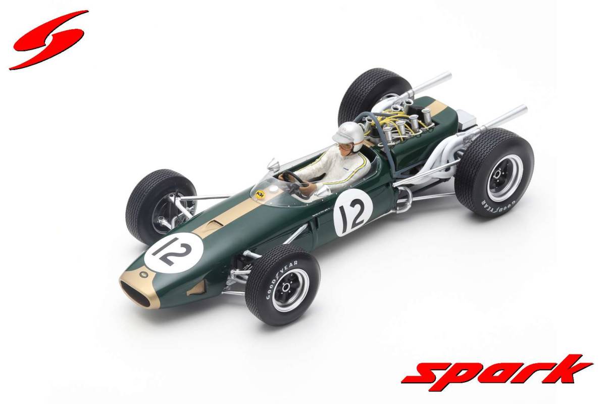 ■スパークモデル 1/18 1966 ブラバムBT19 #12 J.ブラバム フランスGP優勝_画像1