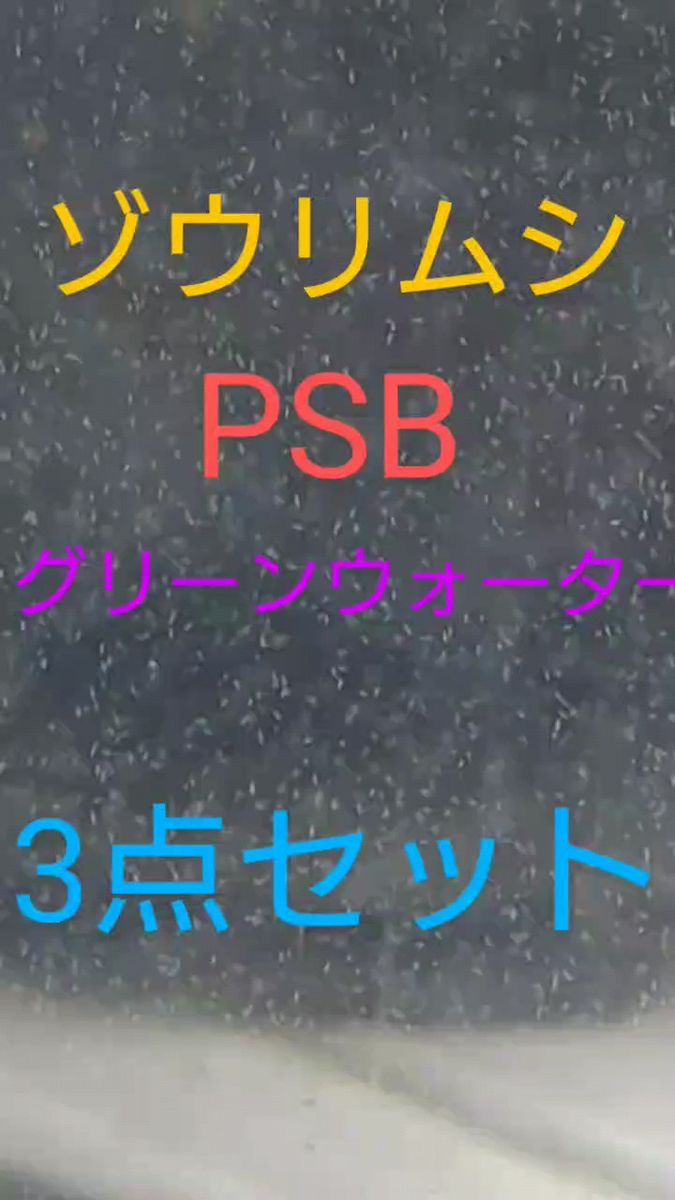 PSB(光合成細菌)500ml & グリーンウォーター(青水、種水)500ml & 魚のエサ 400ml。ゾウリムシ ミジンコ 。