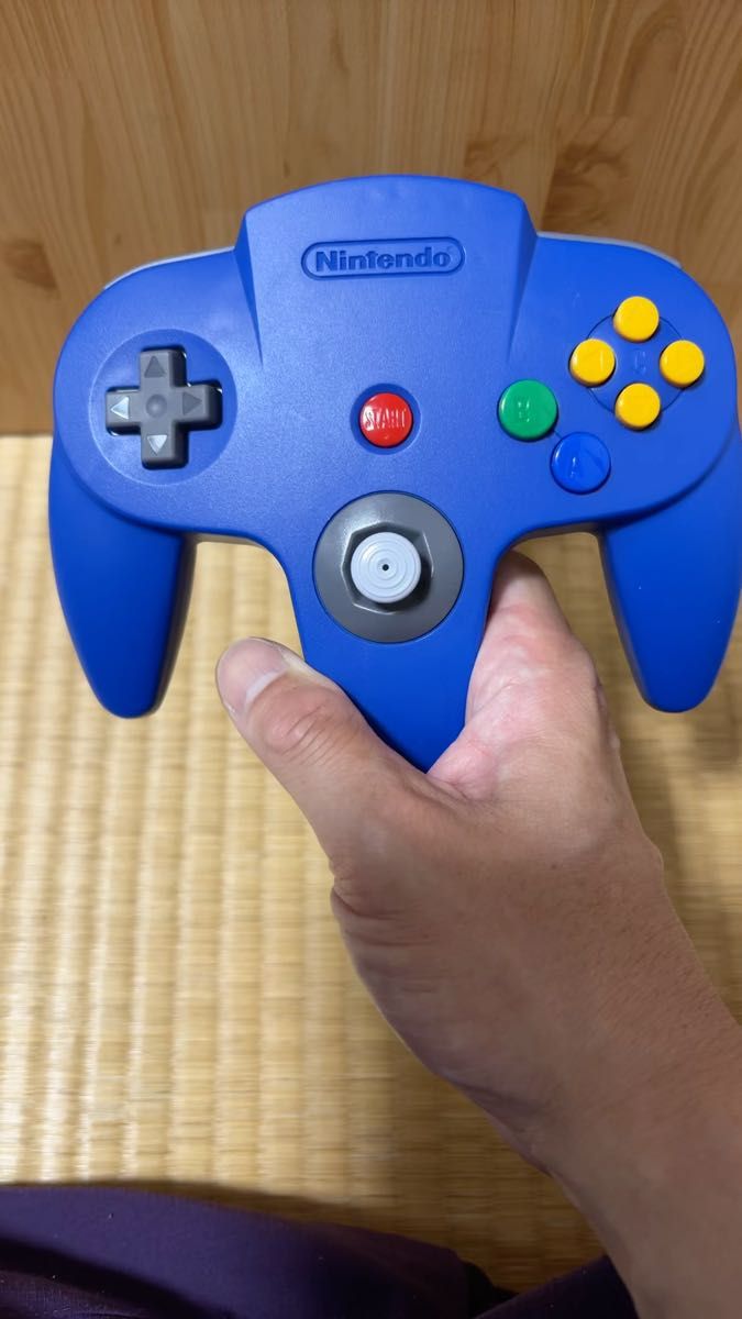 ニンテンドー64 コントローラー ブルー