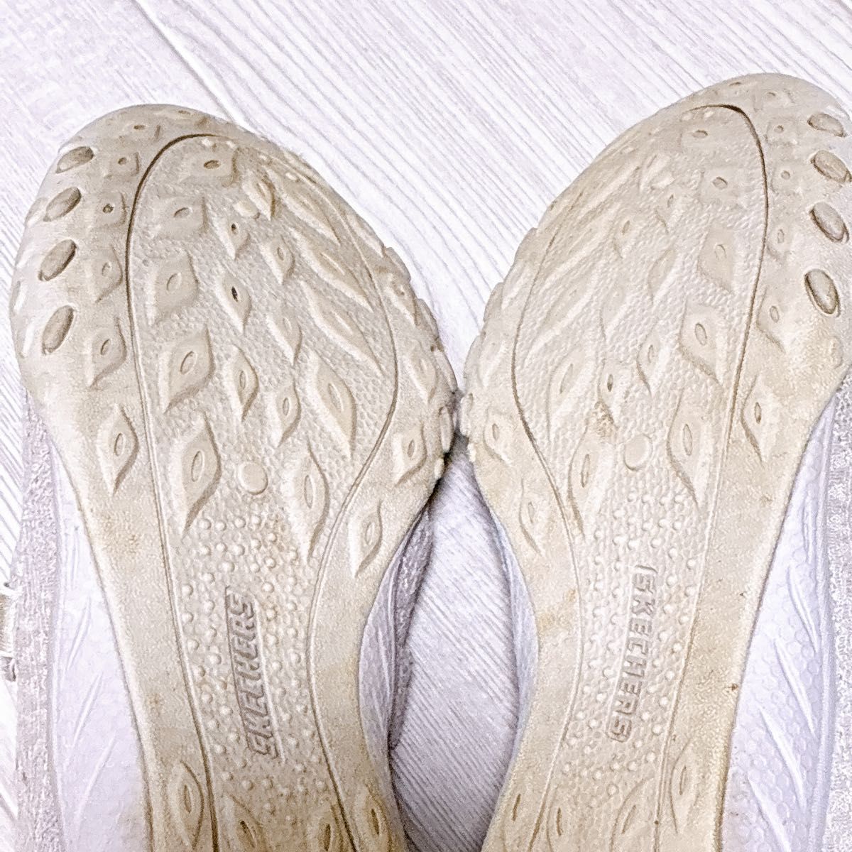 【未使用級】スケッチャーズ⭐️パンプス フラット ストラップ メッシュ 24㎝ スケッチャーズ パンプス フラット ストラップ メッシュ 24