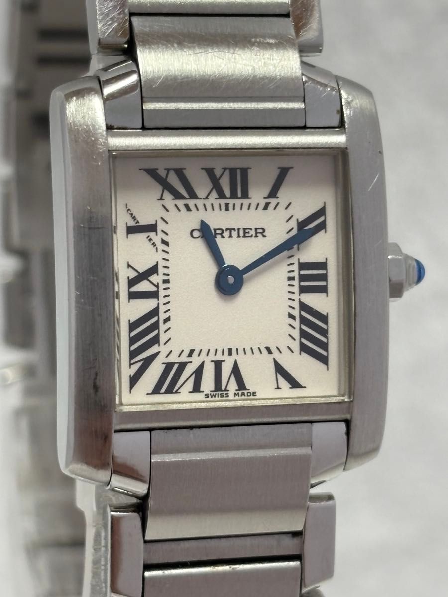 T922 カルティエ タンクフランセーズSM 2384 51008Q3 クォーツ 美品】Cartier カルティエ タンクフランセーズ SM 51008Q3