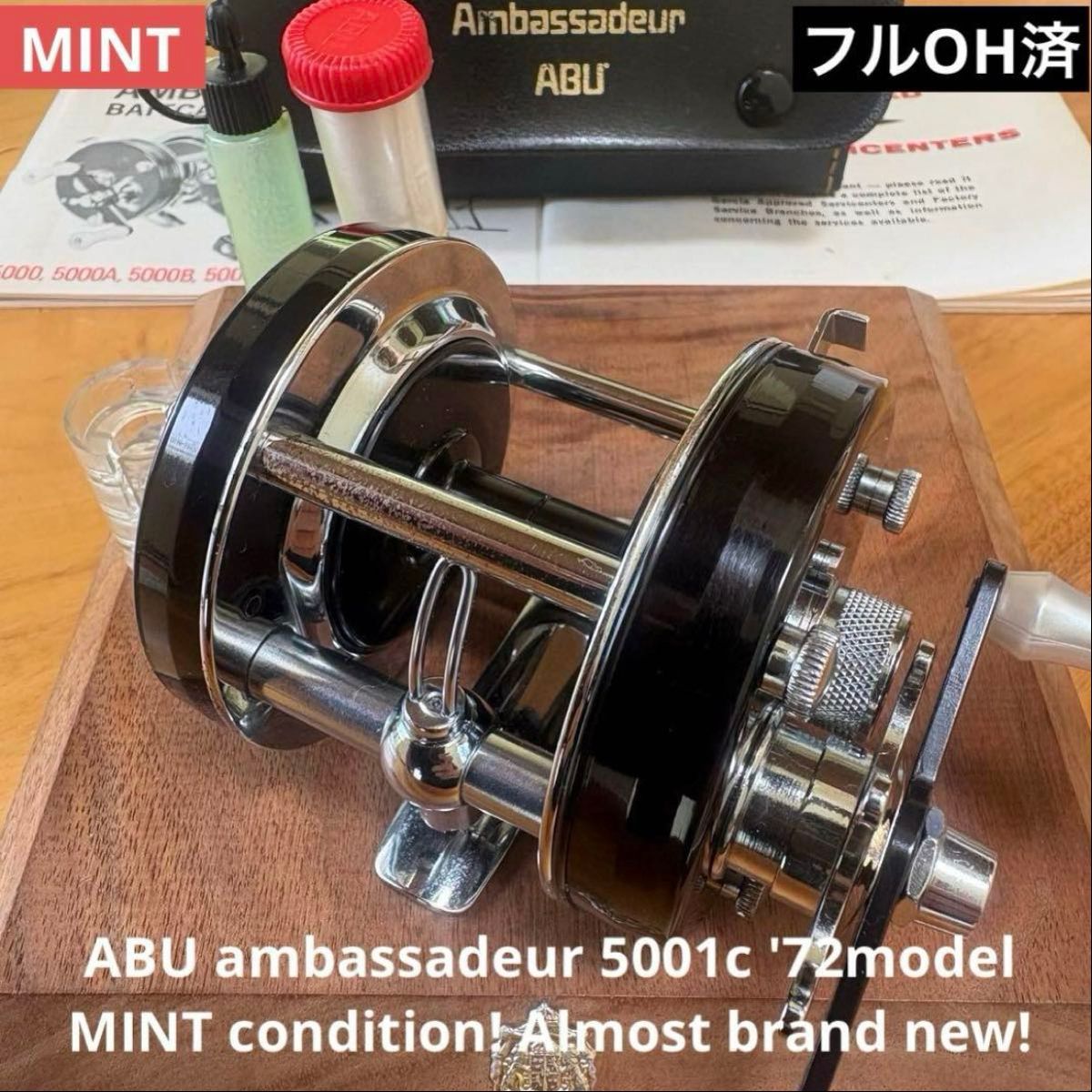 必見!ほぼ新品! ◆ アンバサダー5001C 72モデル 完全整備済 付属品多数 必見 ほぼ新品 アンバサダー5001C 72モデル 完全整備済 付属品