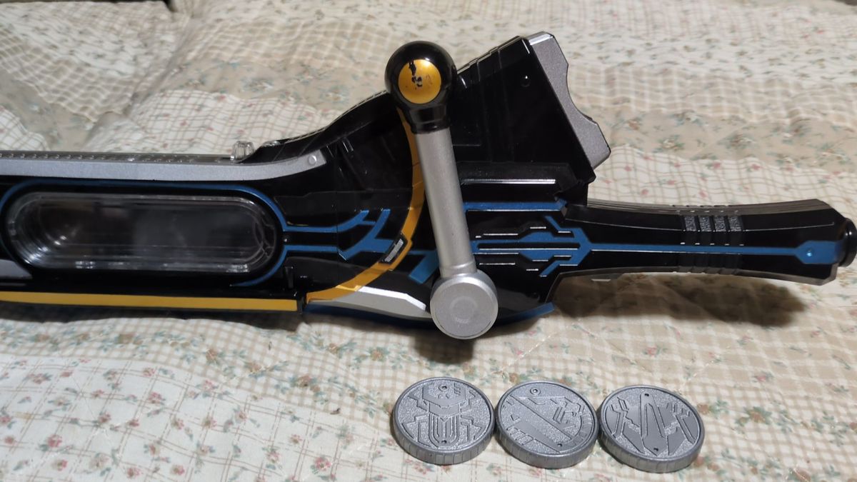 【放映当時品】仮面ライダーオーズ DXメダジャリバー セルメダル3枚付属【動作確認済み】 バンダイ