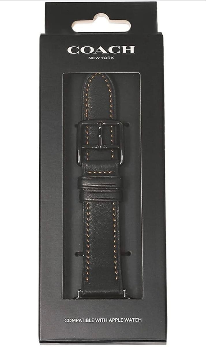 Coach Apple Watch strap 交換ベルト 38mm 40mm対応 14700050 Apple watch アップルウォッチ COACH ベルト レザー 38mm/40mm