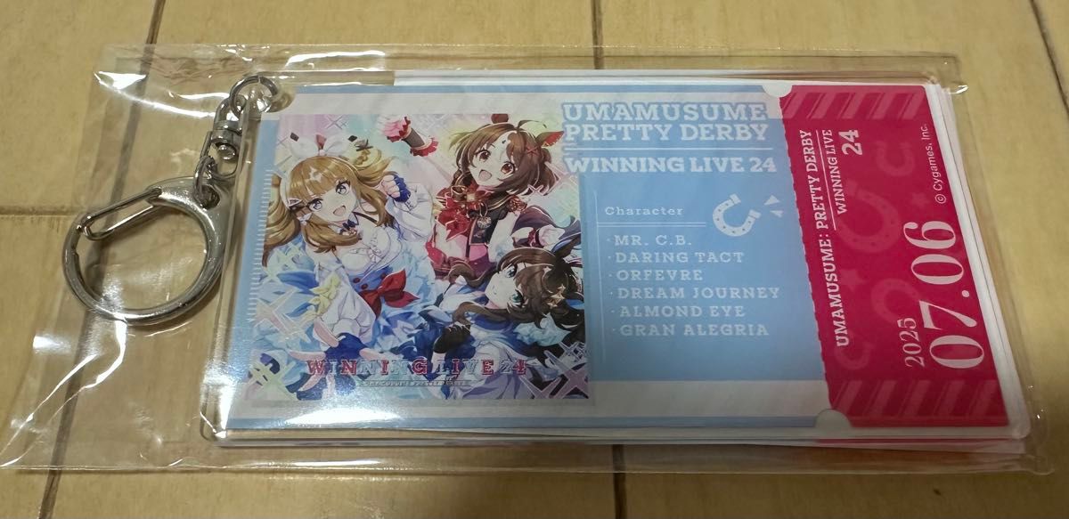 Q*o様 ウマ娘 WINNING LIVE 24 リリイベ限定アクリルキーホルダ ウマ娘 WINNING LIVE 24 リリイベ限定アクリルキーホルダー