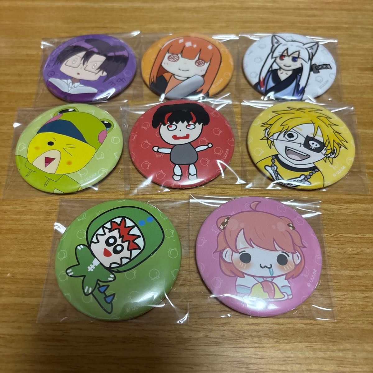 カラフルピーチ からぴち 直筆イラスト缶バッジ カラフルピーチ からぴち トレーディング直筆イラスト缶バッジ