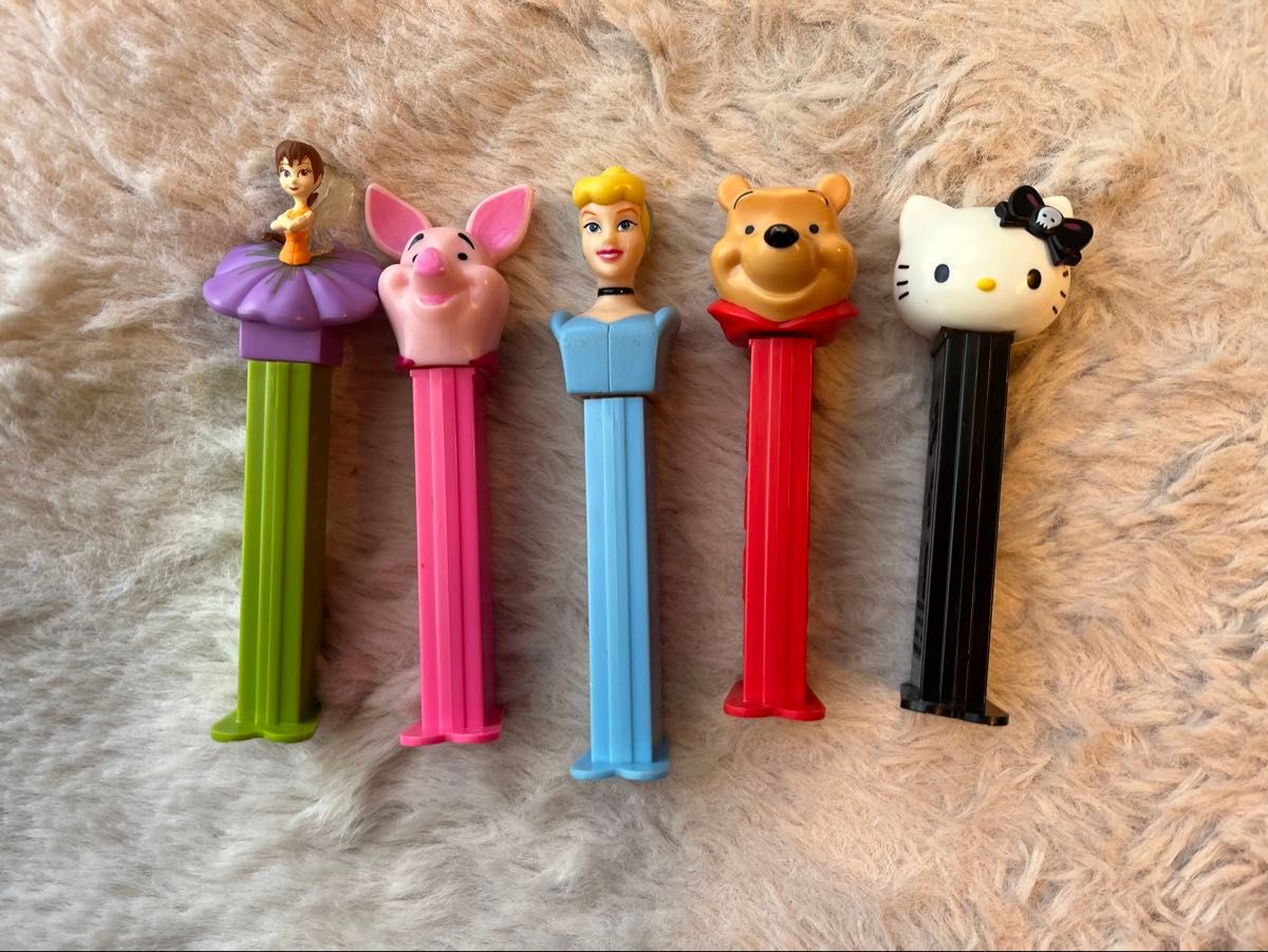 ディズニーペッツディスペンサーセット 早い者勝ち】ディズニーキャラクター他 PEZ ディスペンサー 5体