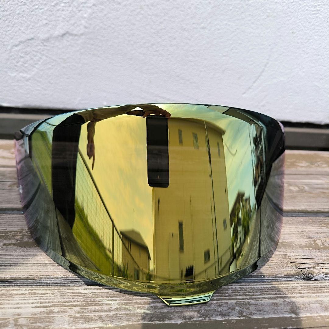 SHOEI CWR-F2シールド スモークミラーゴールド 新品 Z-8 X15他 ゴールド CWR-F2 x15 Z8 SHOEI ミラーシールド|Yahoo!フリマ