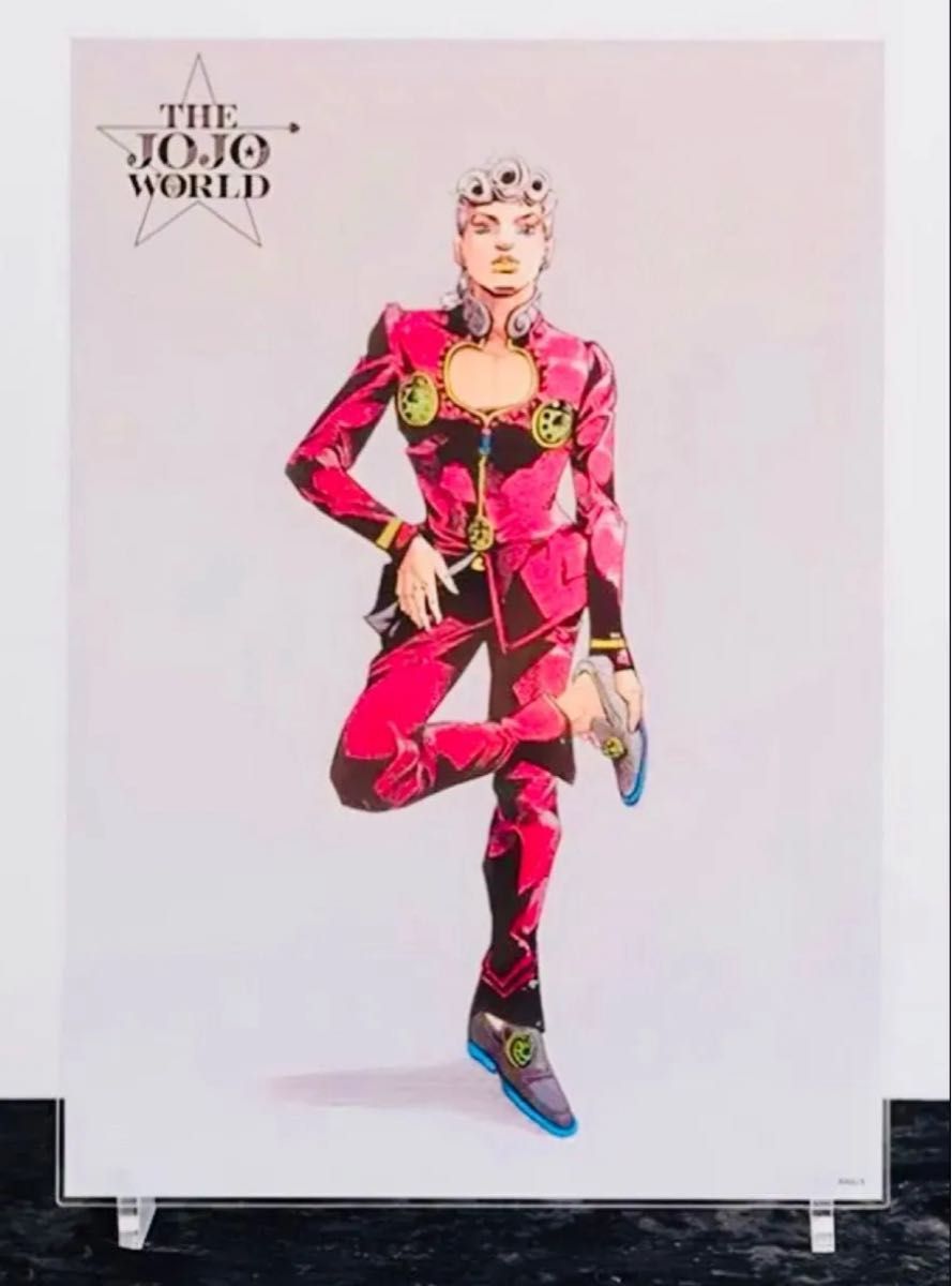 ジョジョワールド THE JOJO WORLD アクリルアートパネル ジョルノ THE JOJO WORLD ジョジョワールド 箔入りアクリルアートパネル