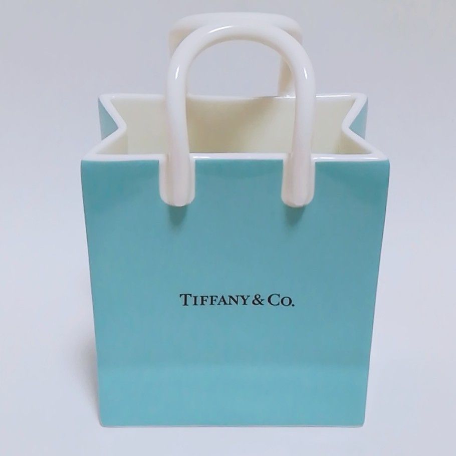 Tiffany & Co. 花瓶 ショッパー 箱 TIFFANY&Co ティファニー 花瓶 ショッピングバッグ 陶器 小物