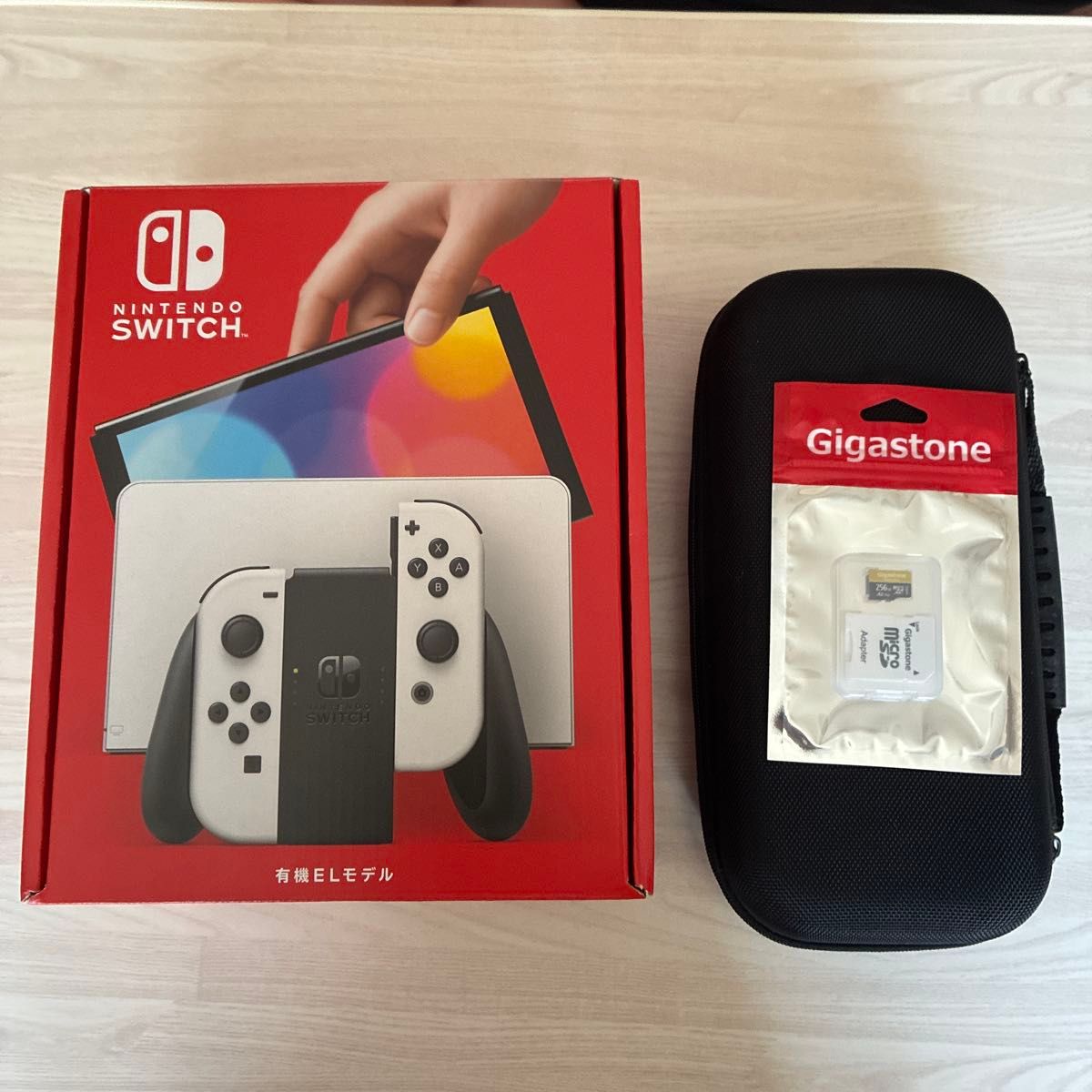 Nintendo Switch 有機ELモデル ホワイト 本体・付属品 ケース付 Nintendo Switch 有機ELモデル ホワイト|Yahoo!フリマ(旧