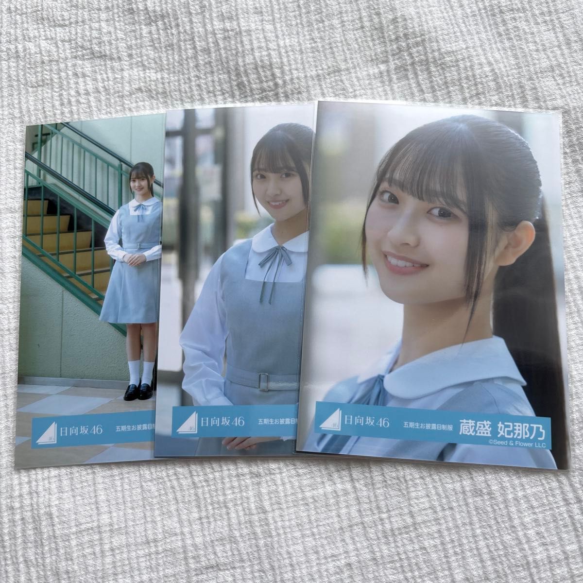 蔵盛妃那乃 日向坂46 五期生お披露目制服 生写真 直筆サイン 蔵盛妃那乃 五期生お披露目制服|Yahoo!フリマ(旧PayPayフリマ)