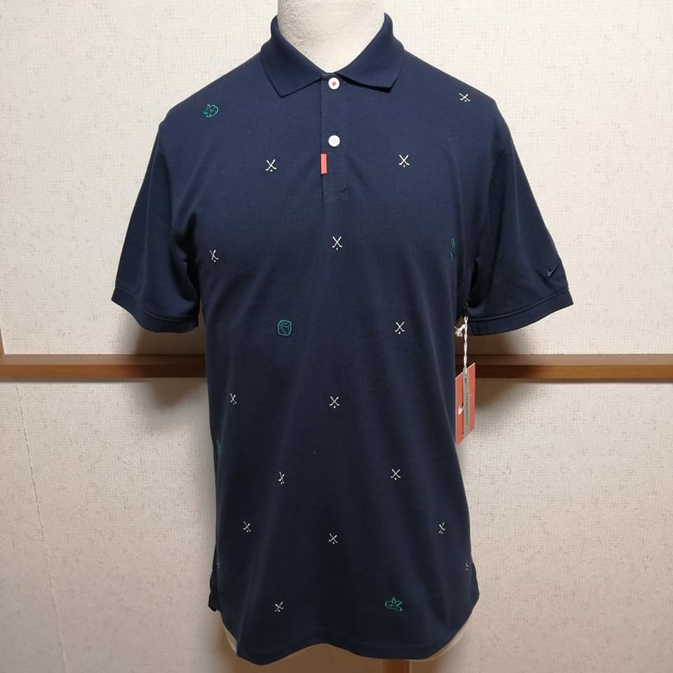 【値下げ】ナイキ NIKE ゴルフ ポロシャツ 2020 紺 L 15400円→7700円