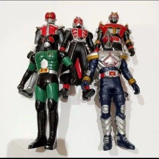 仮面ライダー 旧ヒーローシリーズ17センチソフビまとめ売り56体!当時物ソフビ 8/5迄限定価格】ソフビ 17㌢ 5体セット 仮面ライダーヒーロー