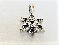 新品★未使用★【アクセサリートップ】星☆シルバートップ ・(2個入り）★_画像1