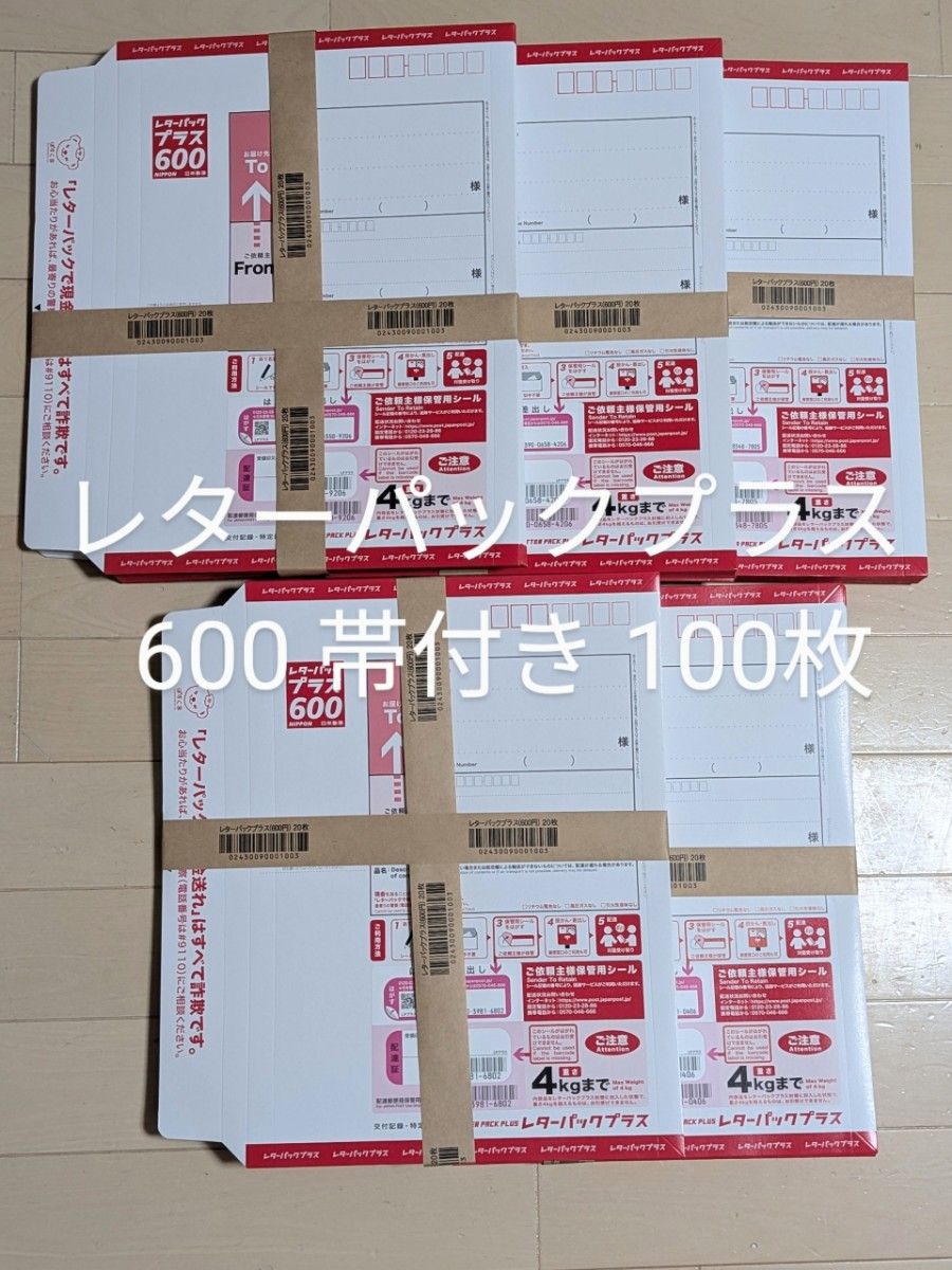 レターパックプラス600 10枚 レターパックプラス600 折らずに発送 10枚 レターパックプラス