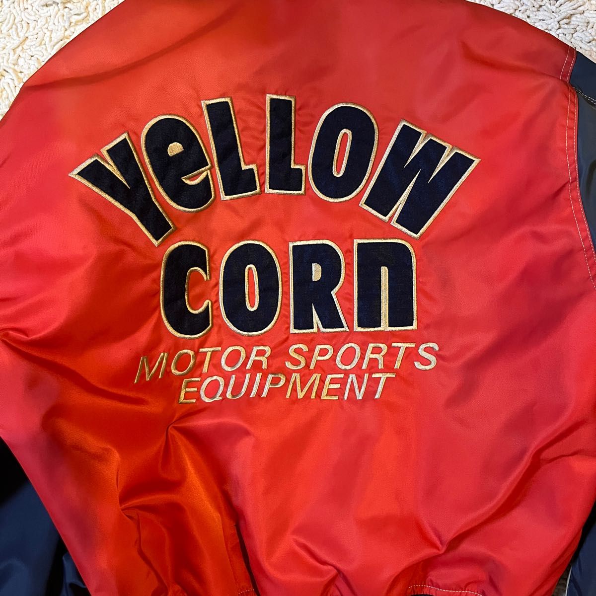 ✨YeLLOW CORN イエローコーン 長袖 ライダース ジャケット M✨ yellow corn イエローコーン ライダースジャケット ナイロン