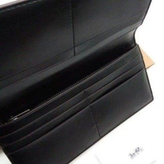 新品 COACH 長財布 メンズ ブラック 人気の小銭入れ付き 新作 新品 COACH 長財布 メンズ 人気の小銭入れ付き|Yahoo