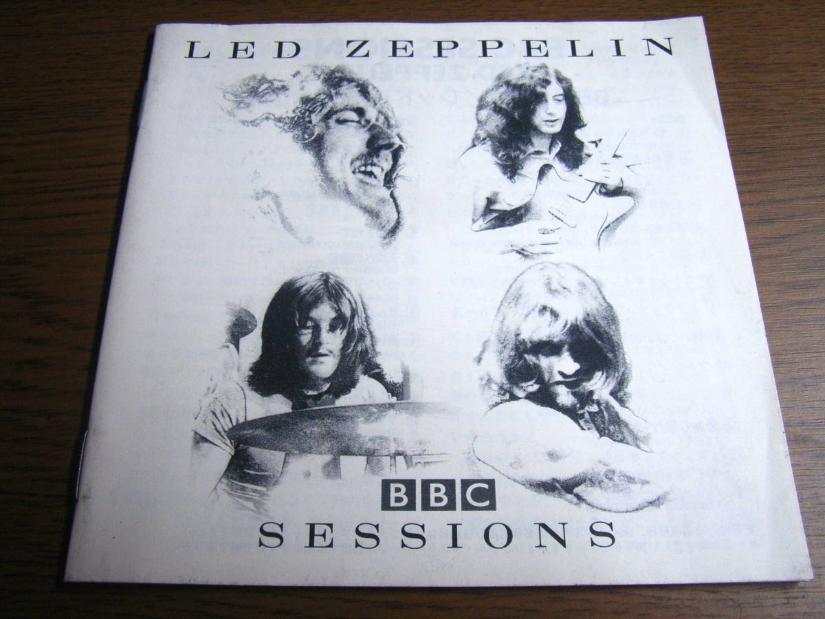 レッド・ツェッペリン / BBCライヴ　LED ZEPPELIN / BBC SESSIONS 2枚組　国内盤 帯無し_ブックレット表に色褪せ、折れあり。