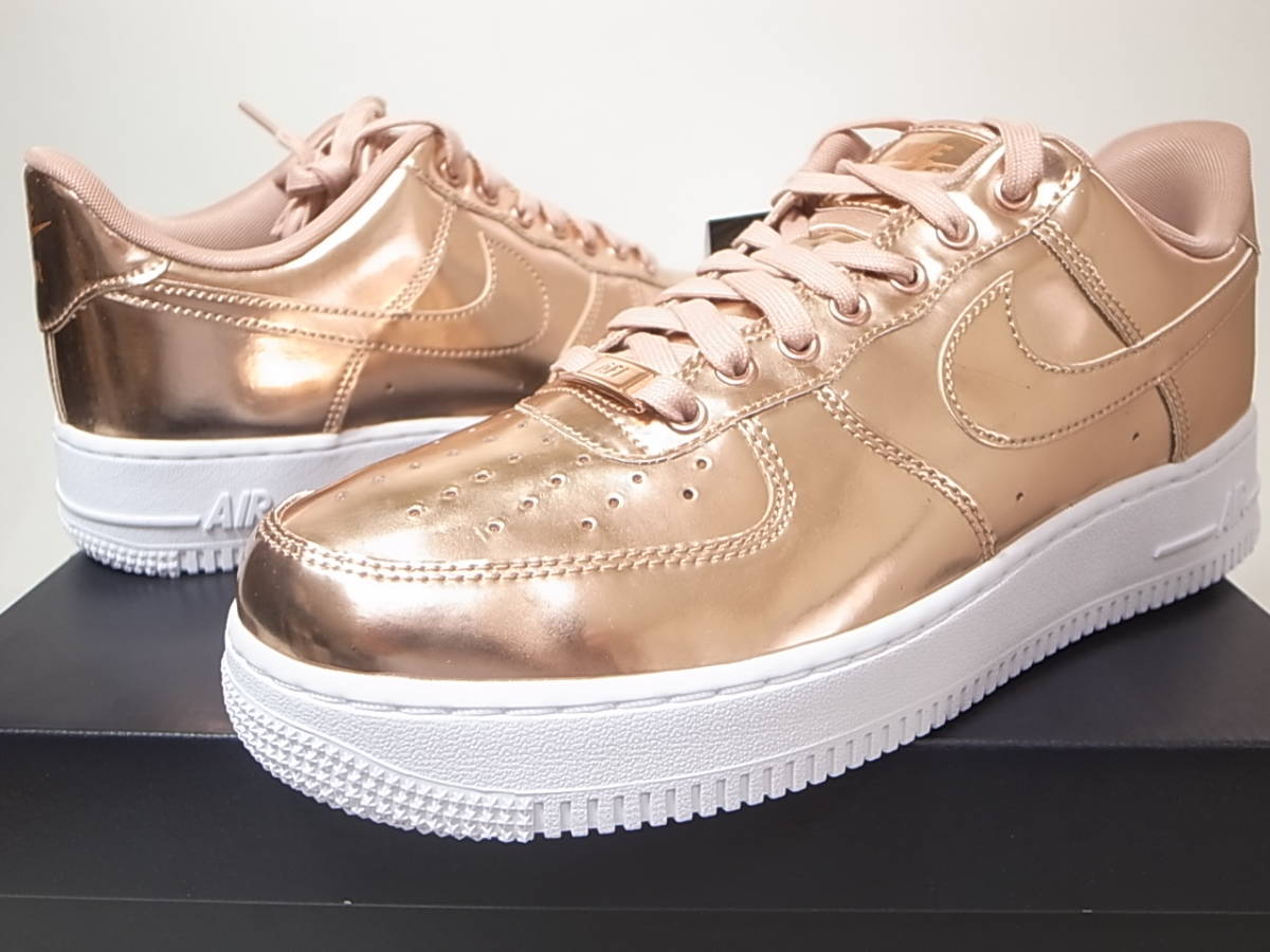 【送料無料】NIKE W AIR FORCE 1 SP METALLIC RED BRONZE/ROSE GOLD メタリック ローズ ゴールド 限定 CQ6566-900 MENS US9.5/27.5cm新品