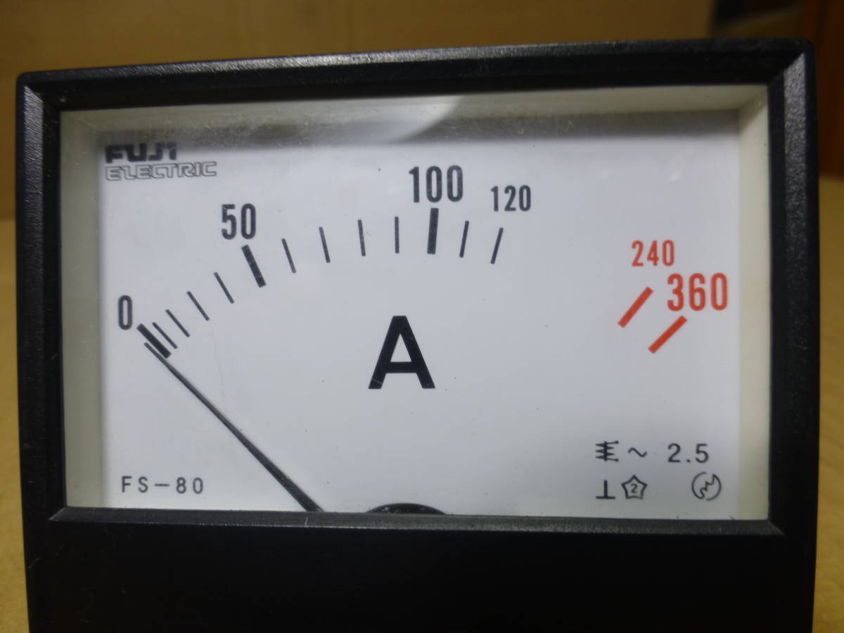 富士電機 FS-80 AC AMMETER_画像2