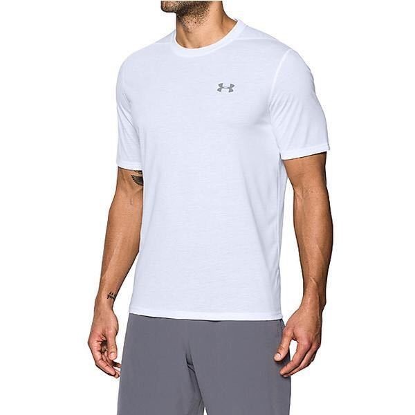 アンダーアーマー UNDER ARMOUR ランニング スレッドボーンサイロ 半袖 Tシャツ メンズ 1289583-100 白 Mサイズ_画像1