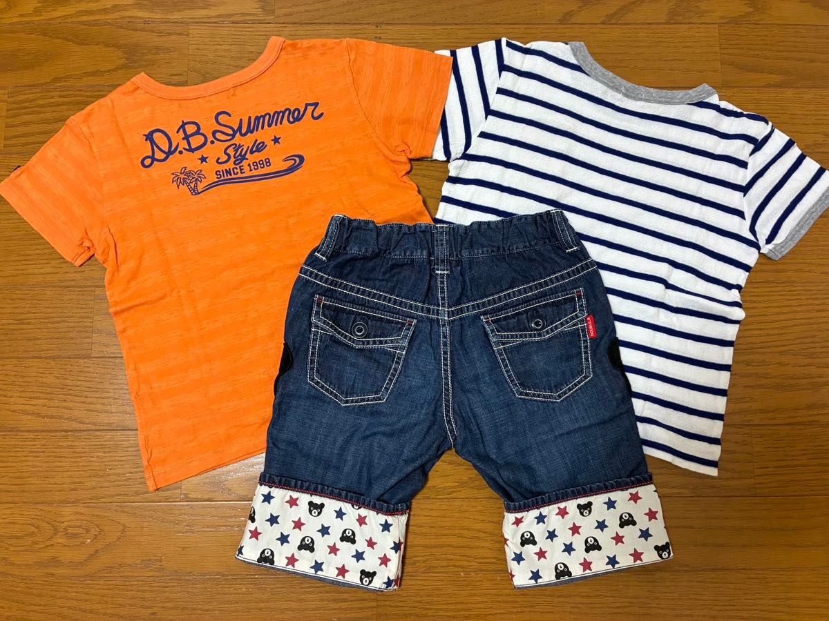 新品未使用 ミキハウス 半袖Tシャツ 半ズボン パンツ 福袋 130 ミキハウス ダブルビー Tシャツ ハーフパンツ(130)|Yahoo