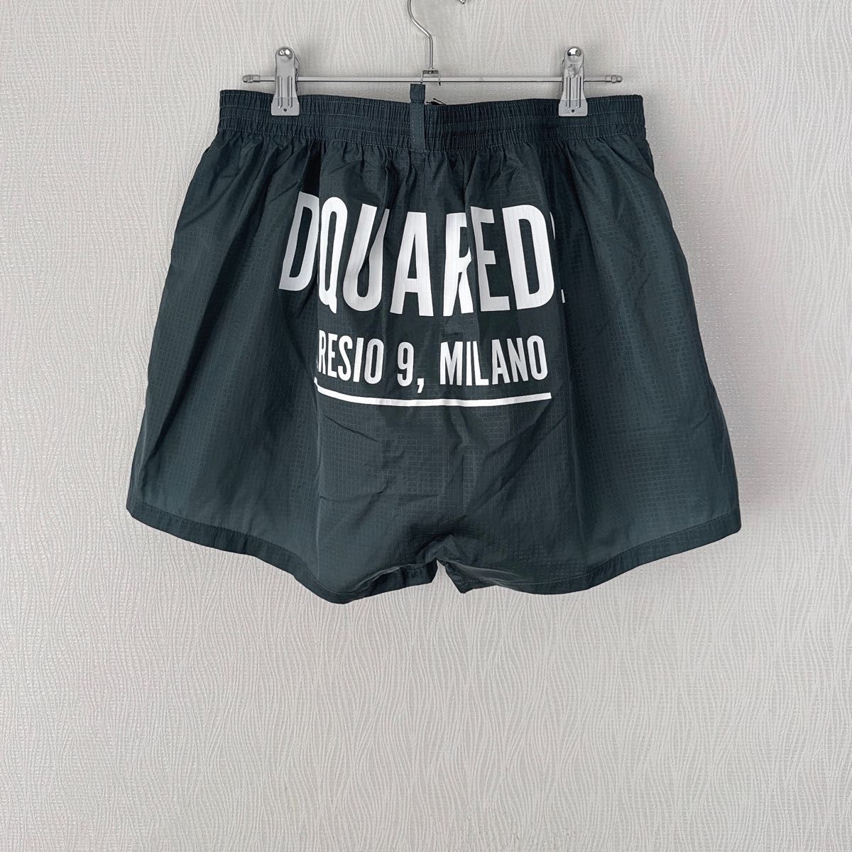 【DSQUARED2】ロゴ 水着 ベージュ ※送関込 新品】DSQUARED2 ディースクエアード ロゴ スイムウエア 水着 48