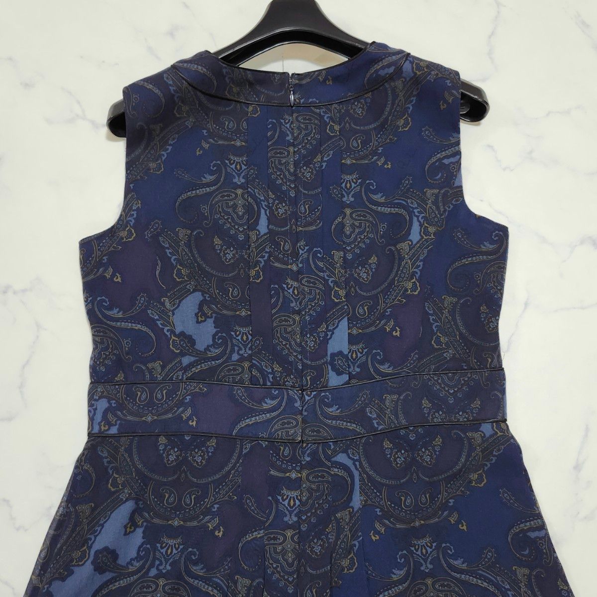 Burberry London ワンピース 紫 100A 美品 BURBERRY LONDON バーバリーロンドン ノースリーブ