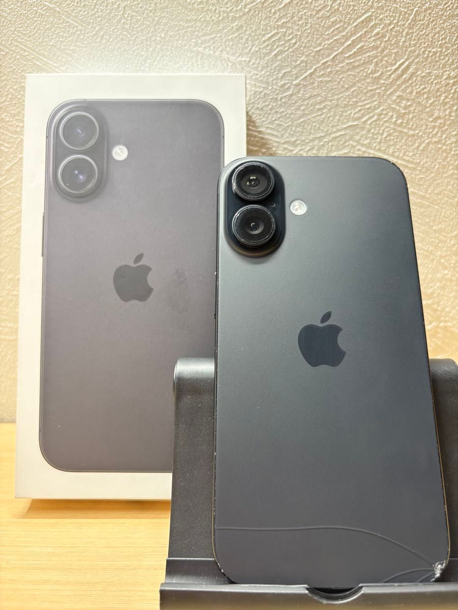 iPhone16 128GB ブラック SIMフリー iPhone16 128GB ブラック SIMフリー 付属の箱7 19|Yahoo!フリマ