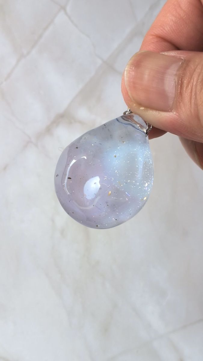 942 水面(みなも)のしずく:グラデーションネックレス
