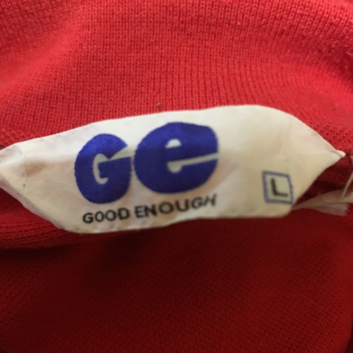 Yahoo!オークション - 希少 90s『GOOD ENOUGH』GEタグ ワン Yahoo!オークション - 希少 90s『GOOD ENOUGH』GEタグ ワン