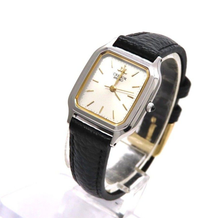 SEIKOクレドール オクタゴンレディース腕時計*稼動品【美品】 スクエア】SEIKO 'セイコー 時計'クレドール ホワイト