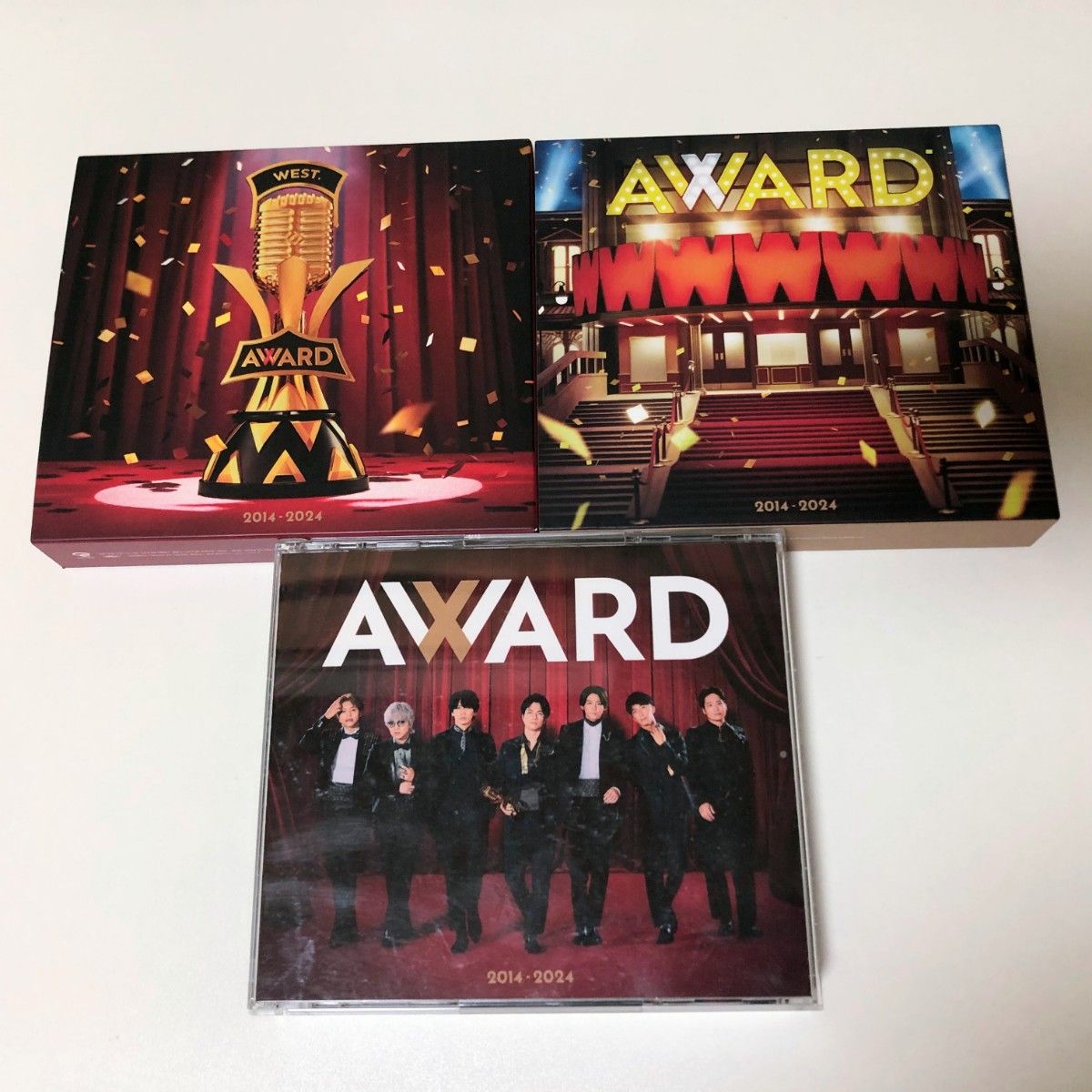 WEST. AWARD アルバム 初回AB通常 まとめ売り ジャニーズWEST WEST AWARD アルバム CD 3形態セット 初回盤A 初回盤B 通常盤