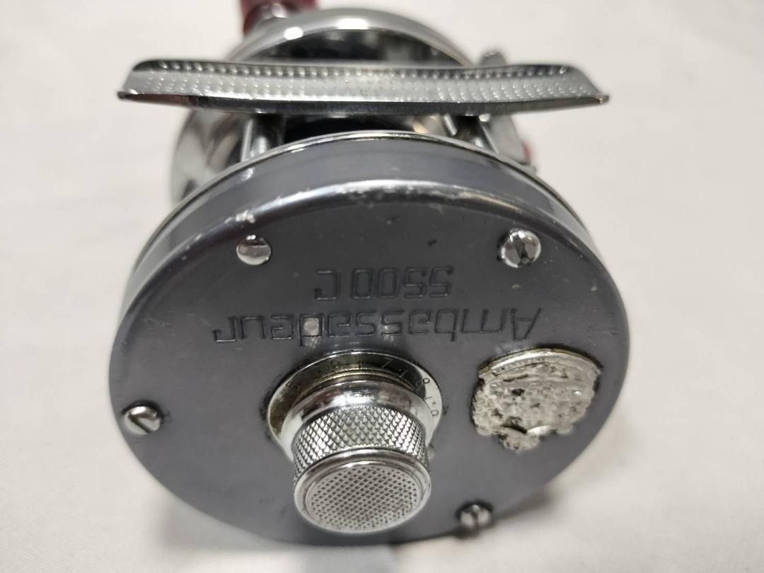 ★アブガルシア アンバサダー5500C ビンテージ リール シルバー アブガルシア アンバサダー5500c ビンテージ リール シルバー