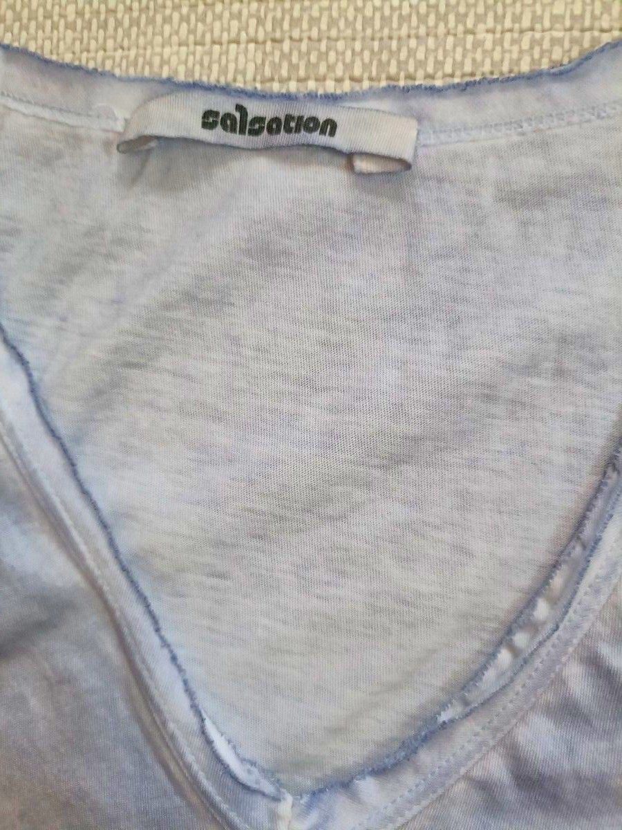 salsation サルセーション ブルー タイダイ VネックTシャツ XS salsation サルセーションV-Tshirt|Yahoo!フリマ(旧PayPayフリマ)
