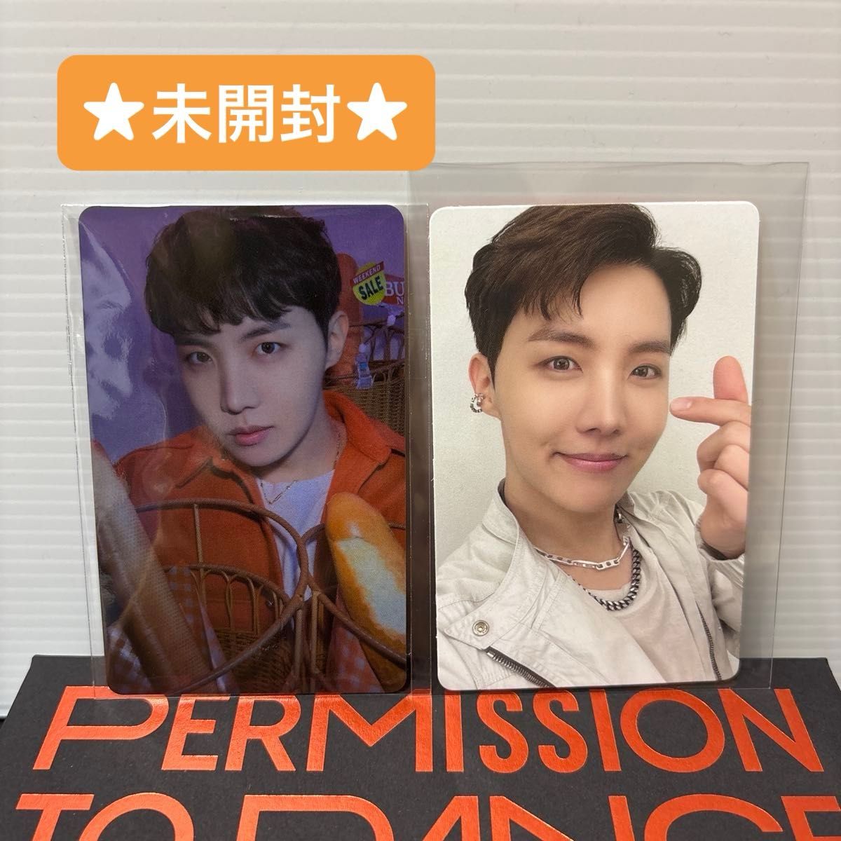 公式 BTS 防弾少年団 j-hope トレカ セット BTS】permission to dance on stage live J-HOPE トレカ セット