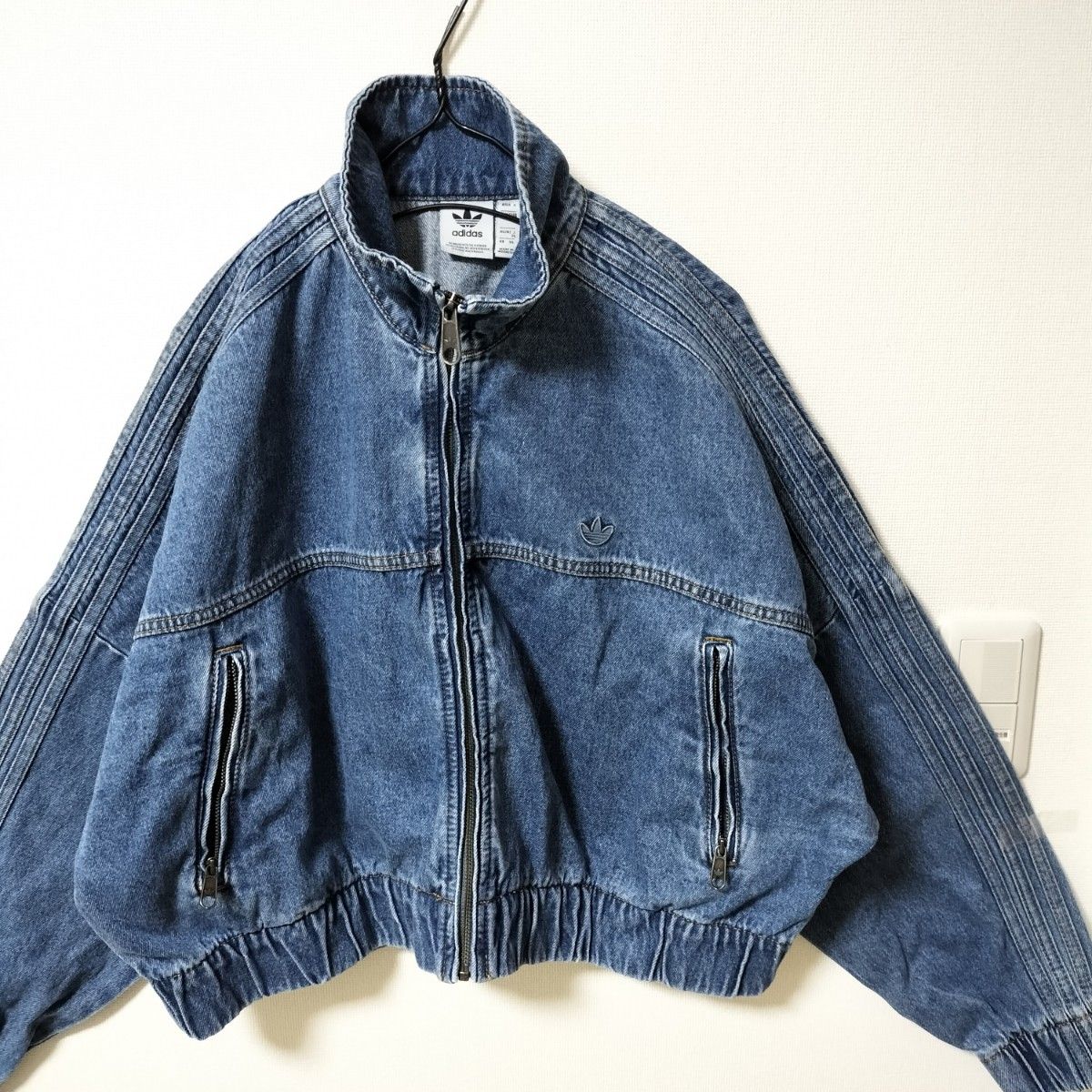◆adidas Originals アディダス◆デニム ショートジャケット アディダス 短丈 デニムジャケット トラックトップ ドロップ