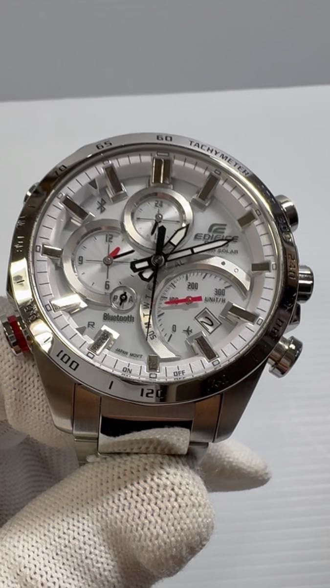 レース界で活躍!箱・取説付・美品・CASIO・EDIFICE・EQBー501・スマホリンク・タフソーラー