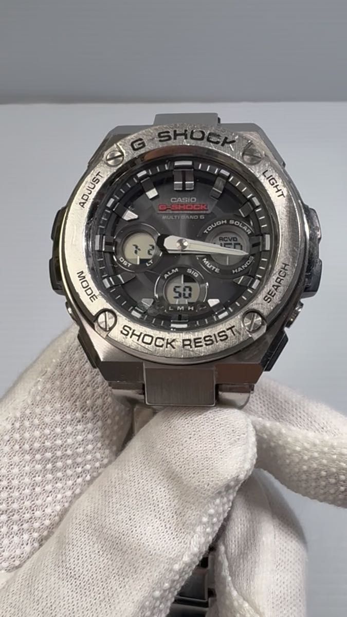 箱・取説付!CASIO・G-SHOCK・G-STEEL・GSTーW310Dー1AJF・電波ソーラー・S/Sバンド(ロング)